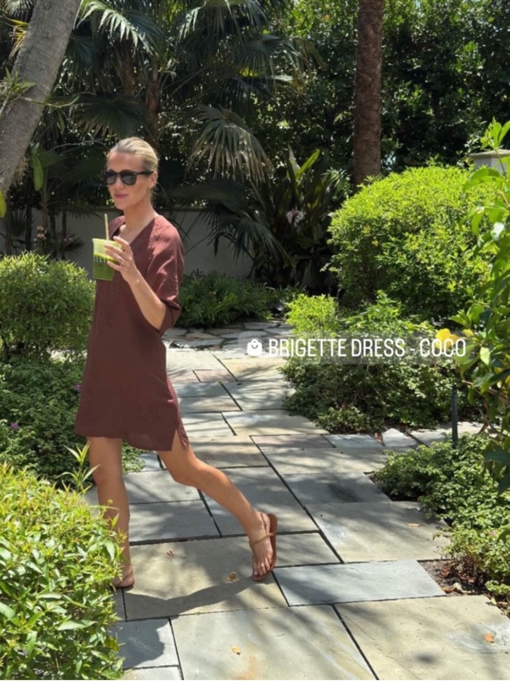 NWT Julia Amory Brigette Dress in Coco Size Small